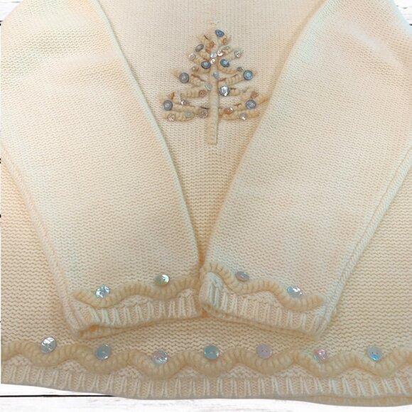 Coldwater Creek Women's Knitted Christmas Sweater Size XL - Picture 5 of 11